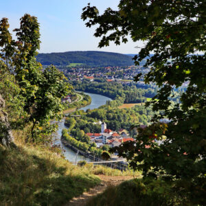 Panoramablick über Kelheim an der Donau