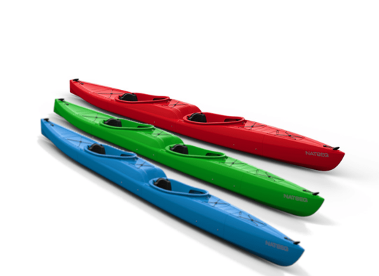 NATSEQ Tandem in den Farben rot, grün und blau kaufen